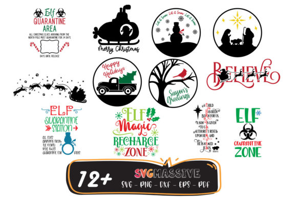 Christmas Decoration Bundle: A Versatile Resource for DIY Enthusiasts and Handmade Creators
