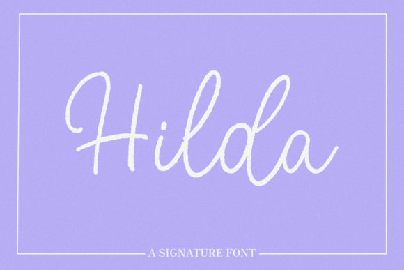 Hilda: A Timeless Handwritten Touch for Every Design