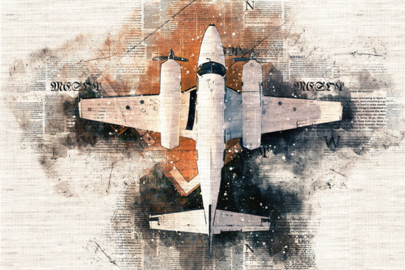 Printable Graphics of Aircrafts 06